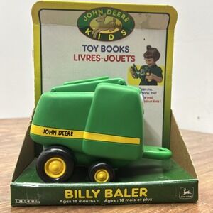 RARE‎ VTG Ertl 1998 John Deere Kids Johnny Tractor Soft Toy Book 18+ Months NEW